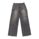 Happy Memories Don't Die HMDD Grey Denim Work Jeans