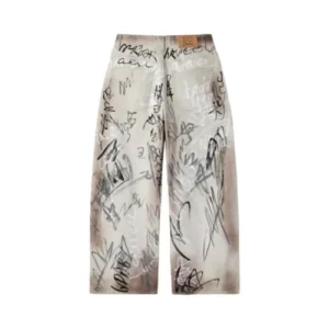 Happy Memories Don't Die HMDD Graffiti Chino Pants (Back)
