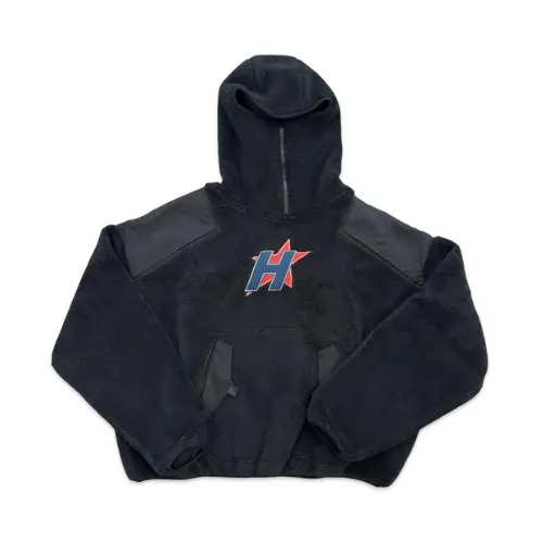 Happy Memories Don't Die (HMDD) H-Star Balaclava Fleece Jacket Black Happy Memories Don't Die (HMDD) H-Star Balaclava Fleece Jacket Black