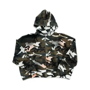 Happy Memories Don't Die (HMDD) Thermal Zip Up Hoodie Camo
