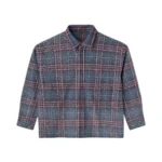 Rhinestone Disco Flannel Navy Red