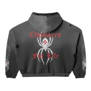 HMDD BLACK WIDOW ZIP UP Back