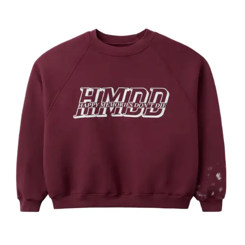 HMDD Burgundy Club Crewneck HMDD Burgundy Club Crewneck