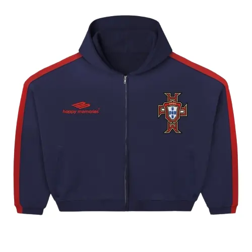 "Happy Memories Don't Die" HMDD LISBON RACING 10 ZIP UP "Happy Memories Don't Die" HMDD LISBON RACING 10 ZIP UP