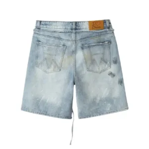 HMDD Mesh Shorts Light Blue Back
