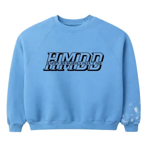 Happy Memories Don't Die | HMDD 10MM CLUB CREWNECK Happy Memories Don't Die | HMDD 10MM CLUB CREWNECK