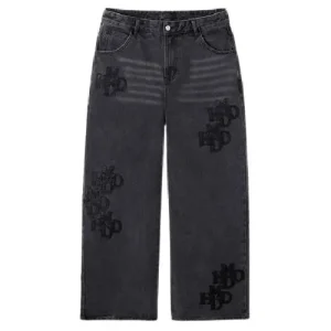 Happy Memories Don't Die | HMDD DOUBLE BLACK PATCH PANT