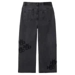 Happy Memories Don't Die | HMDD DOUBLE BLACK PATCH PANT Back
