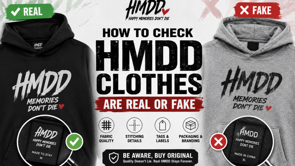 How to Check the HMDD Clothes Are Real or Fake